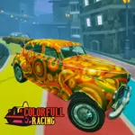 多彩的賽車