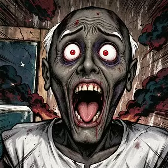 할머니 creepy 집