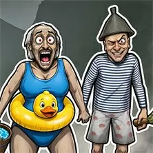 할머니 에 사우나