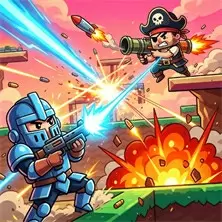총과 더블 배럴!PVP 전투
