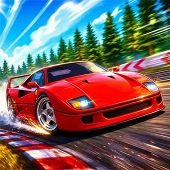 レーシングカー：オンライン！