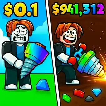 Roblox： ขุดโลก