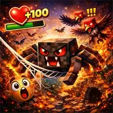 스파이더 런: Skebobs Attack in Mine!