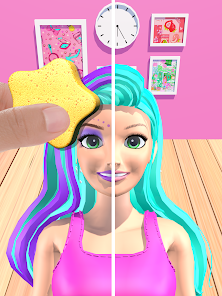 驚喜變色盲盒娃娃: 泡水變色玩偶化妝換裝玩具女生小遊戲大全