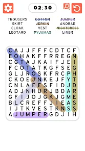 Word Search Games in english