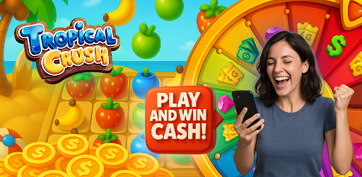 Tropical Crush: Win Cash Prize