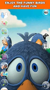 說話的鳥兒在電線