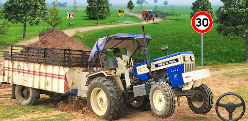 Heavy Cargo Tractor Trolley