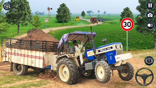 Heavy Cargo Tractor Trolley