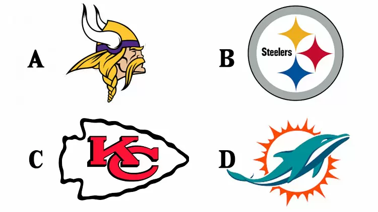 Which of the following options is the Pittsburgh Steelers logo?