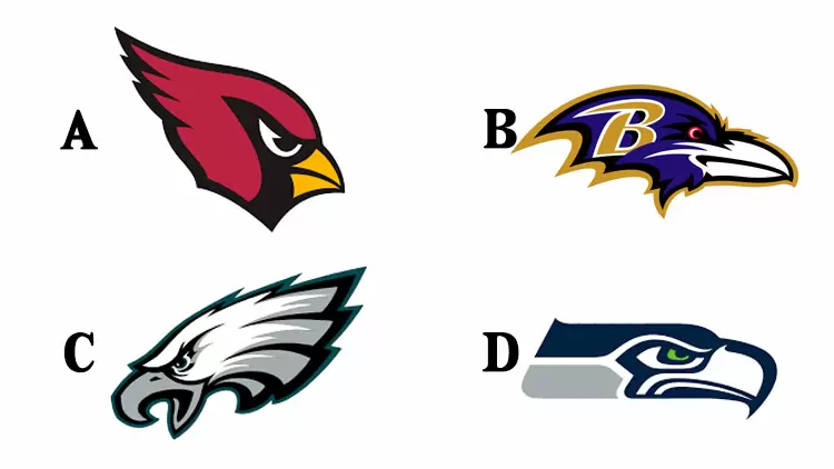 Which of the following options is the Philadelphia Eagles Patriots logo?