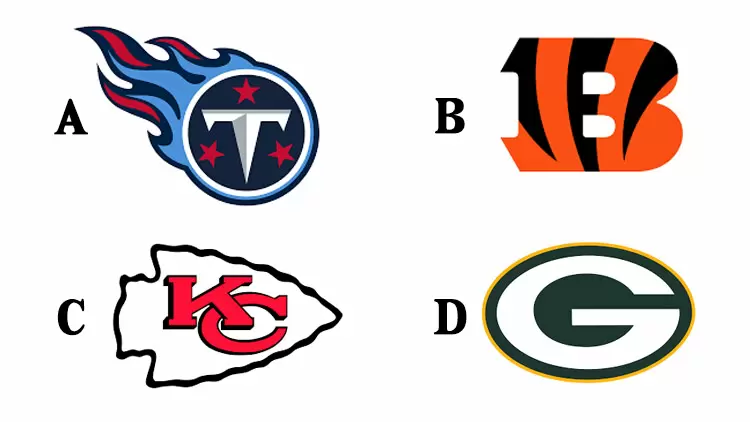 Which of the following options is the Kansas City Chiefs logo?