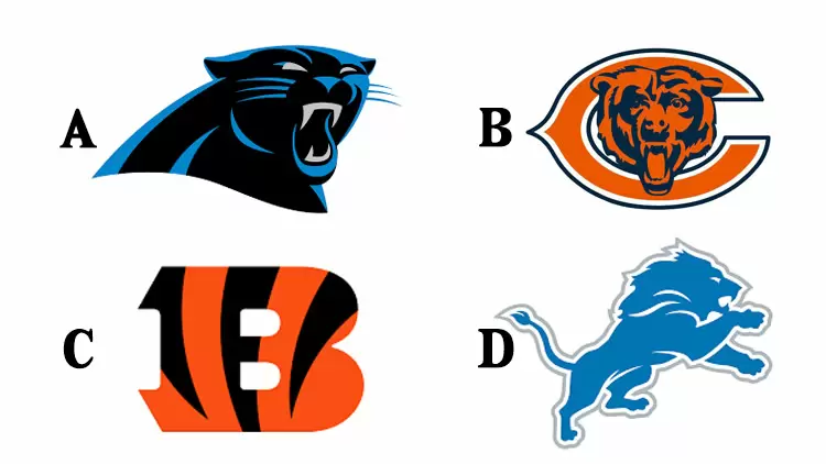 Which of the following options is the Chicago Bears logo?