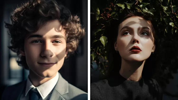 哪張圖片是AI生成的圖片？