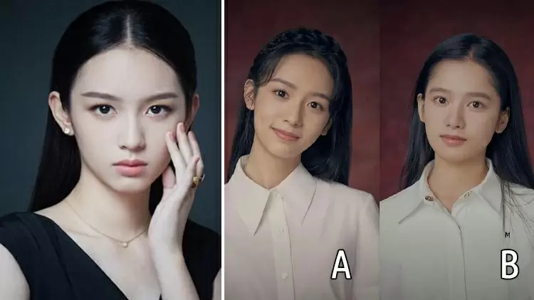 你覺得在右邊這組的合照中，誰看起來更像左側單人照片里的人？