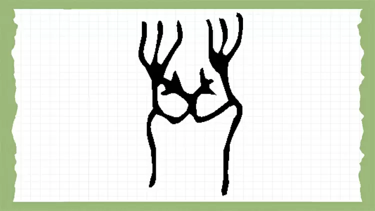 根據下麵的圖片，猜猜這個古老的中國象形文字是什麼意思？