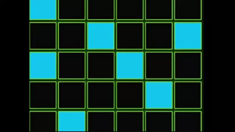 請在10秒內完成這張圖片的記憶。 你還記得照片中藍色的部分有多少嗎？