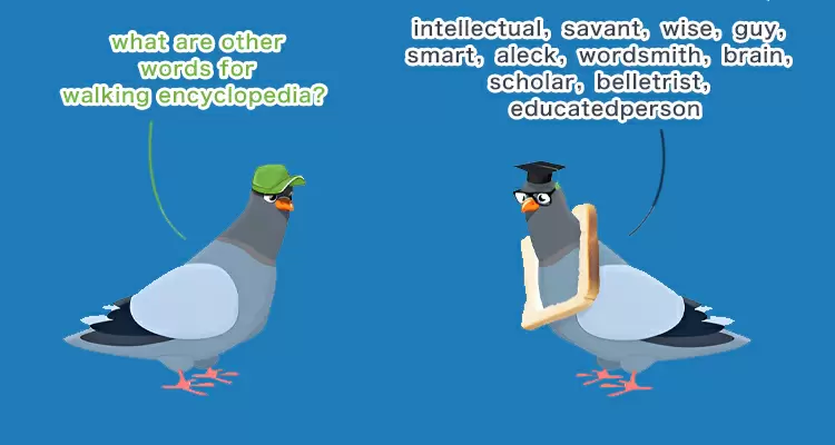 你真聰明，就像一本活百科全書。