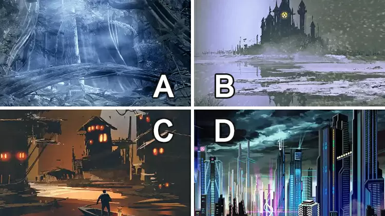 以下四個場景哪個更讓你感到害怕？