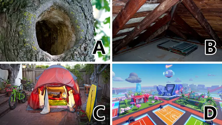 如果你有一個秘密基地，你希望它在哪裡？