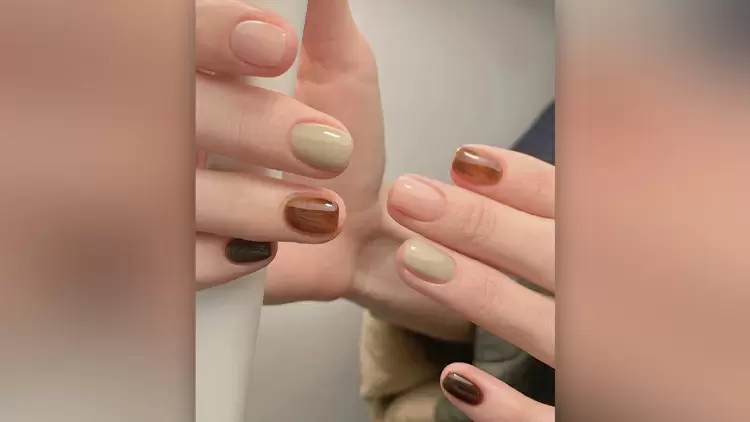 如果你喜歡更透明透氣的外觀，這些美甲非常適合你。