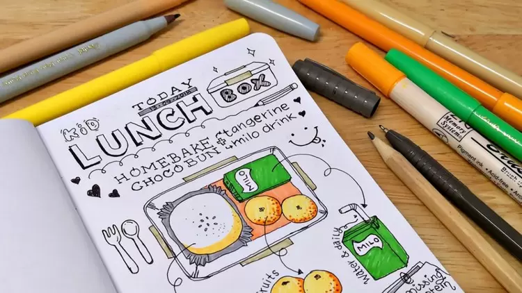 你的素描本看起來怎麼樣？