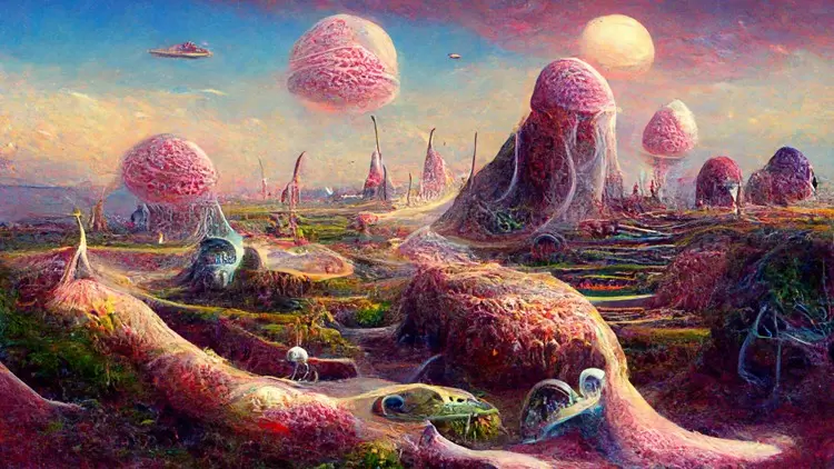 你應該畫一幅超現實的風景畫