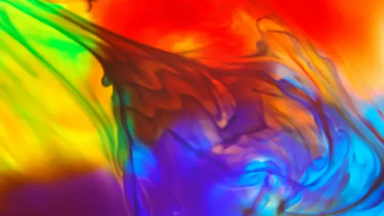 你有一種紫色的氣場。