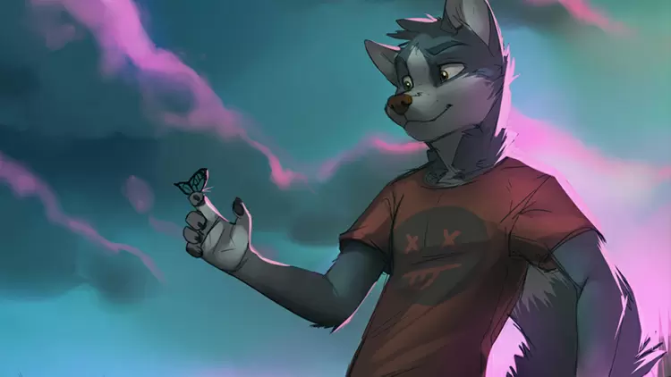 你的毛皮很可能是一隻狼。