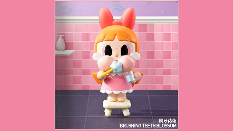 Crybaby x 飛天小女警 - 刷牙花花