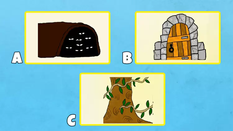 你們發現了一個神秘的入口，你覺得這個入口會是什麼模樣?