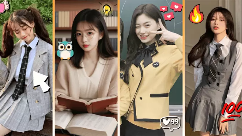 測試你是哪種校園女孩？