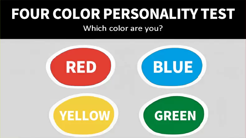 4色人格測試：紅藍綠黃