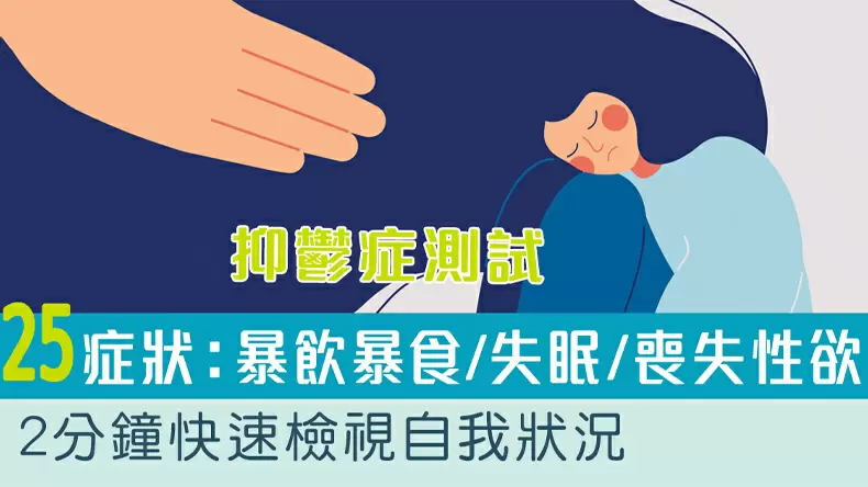 憂鬱症症狀測試「快速測驗你的憂鬱指數」有多高?