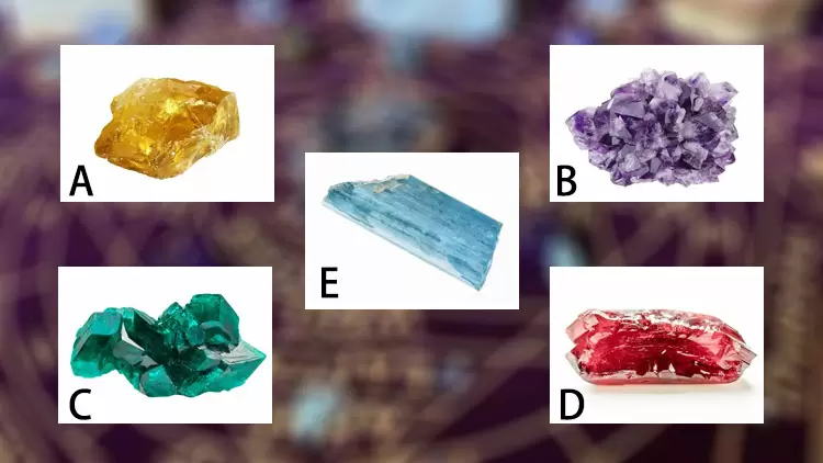 選擇一個水晶：