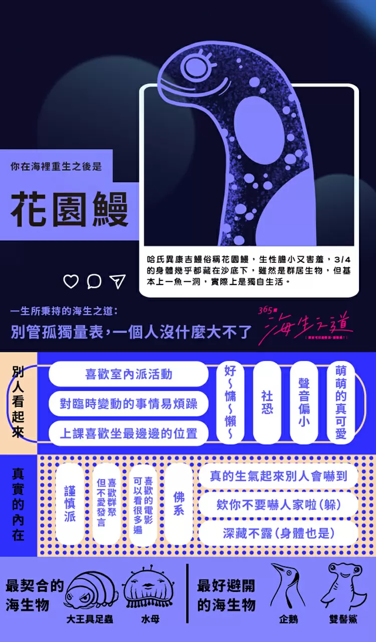 你在海裡重生之後是花園鰻