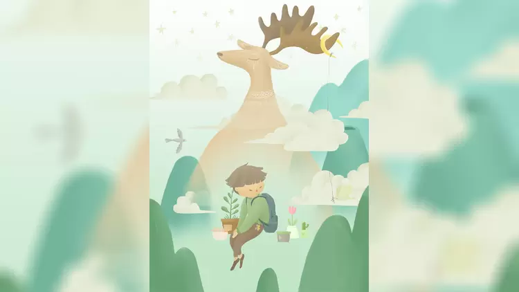 悠然自得的孤單小孩