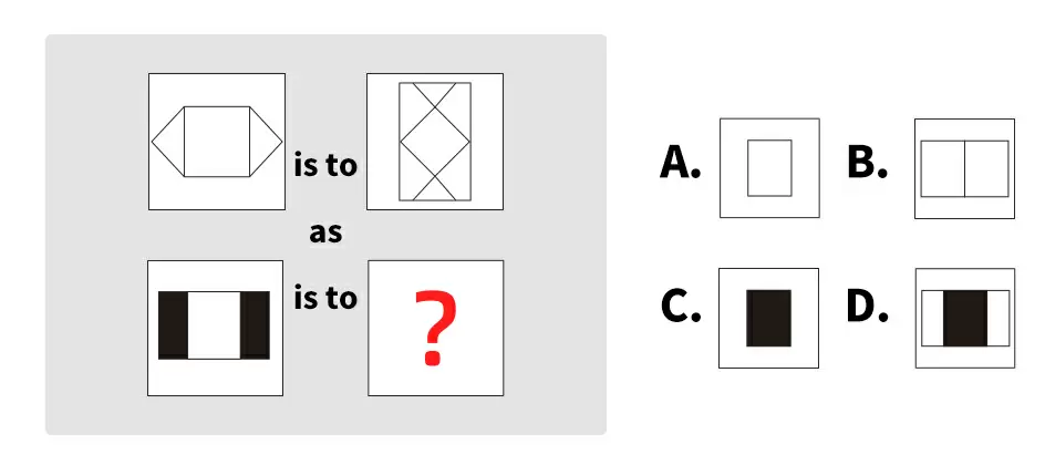 請從下列選項中選出缺失的圖形