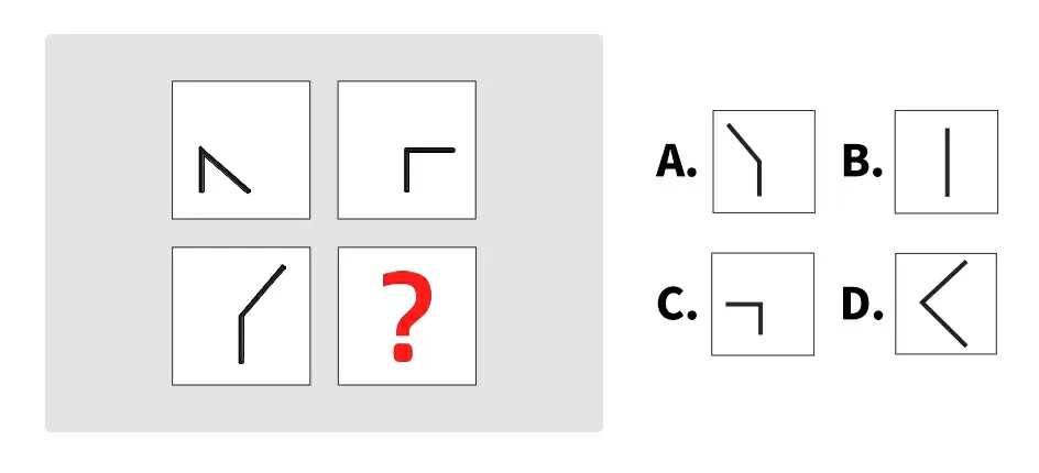 選擇缺失的圖形
