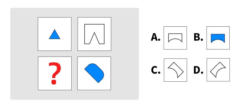 選擇缺失的圖形