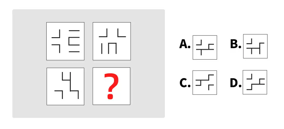 選擇缺失的圖形