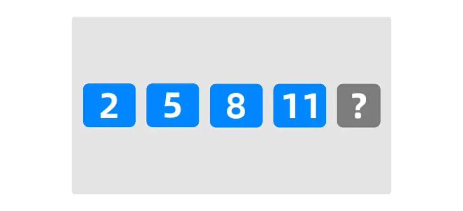 選擇缺失的號碼