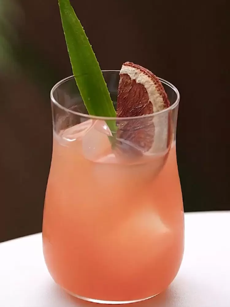 西柚百香果綠茶